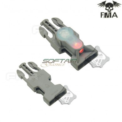 S-lite Fibbia Side Release Mil-spec Foliage Green Con Red Strobe Light Fma (fma-tb902-red)
