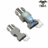 S-lite Fibbia Side Release Mil-spec Foliage Green Con Blue Strobe Light Fma (fma-tb902-bl)