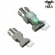 S-lite Fibbia Side Release Mil-spec Foliage Green Con Green Strobe Light Fma (fma-tb902-gr)