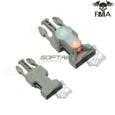 S-lite Side Release Mil-spec Buckle Foliage Green With Orange Strobe Light Fma (fma-tb902-or)