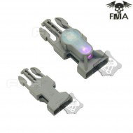 S-lite Side Release Mil-spec Buckle Foliage Green With Pink Strobe Light Fma (fma-tb902-pk)