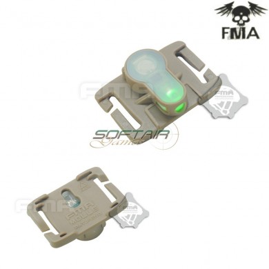S-lite Fxukv Type Molle System Dark Earth With Green Strobe Light Fma (fma-tb905-gr)
