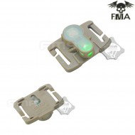 S-lite Fxukv Type Molle System Dark Earth Con Green Strobe Light Fma (fma-tb905-gr)
