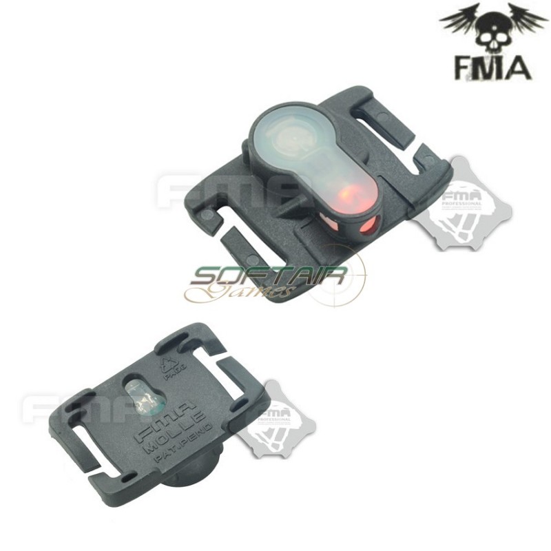 S-lite Fxukv Type Molle System Black Con Red Strobe Light Fma (fma-tb906-red)