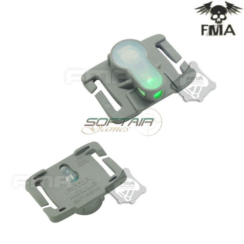 S-lite Fxukv Type Molle System Foliage Green With Green Strobe Light Fma (fma-tb907-gr)
