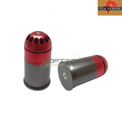 Metal Gas Cartridge 40mm Extreme 84bb Red Big Dragon (bd7836)