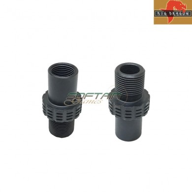 Muzzle Attachment For Mp7 Cw To 14mm Ccw Big Dragon (bd3957)