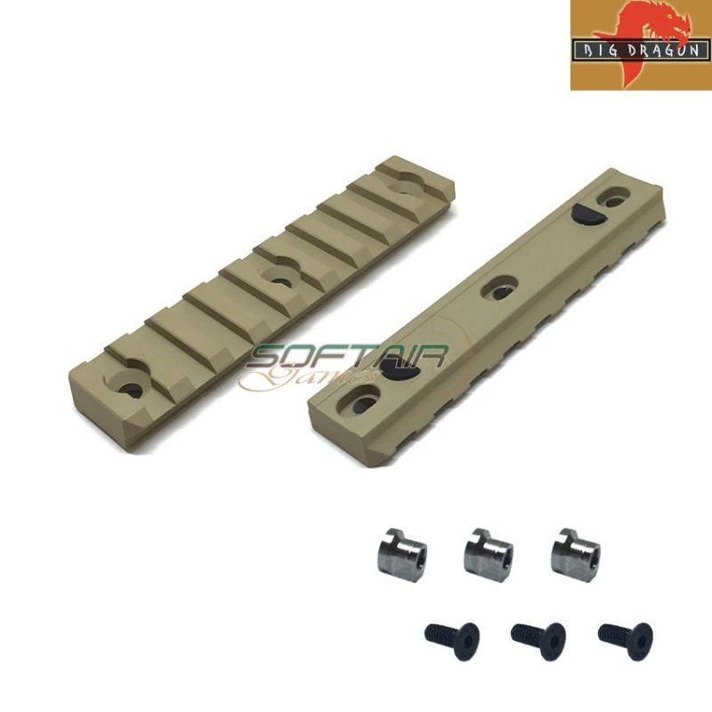 Slitta Nov Nsr Type 9 Slots Rail Dark Earth Per Keymod Big Dragon (bd9175a)