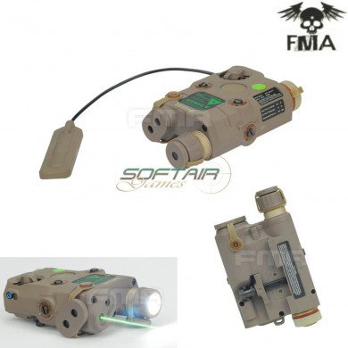 Upgrade An-peq-15 Green Laser & White Led Light Con Lente Ir Dark Earth Fma (fma-tb0069)