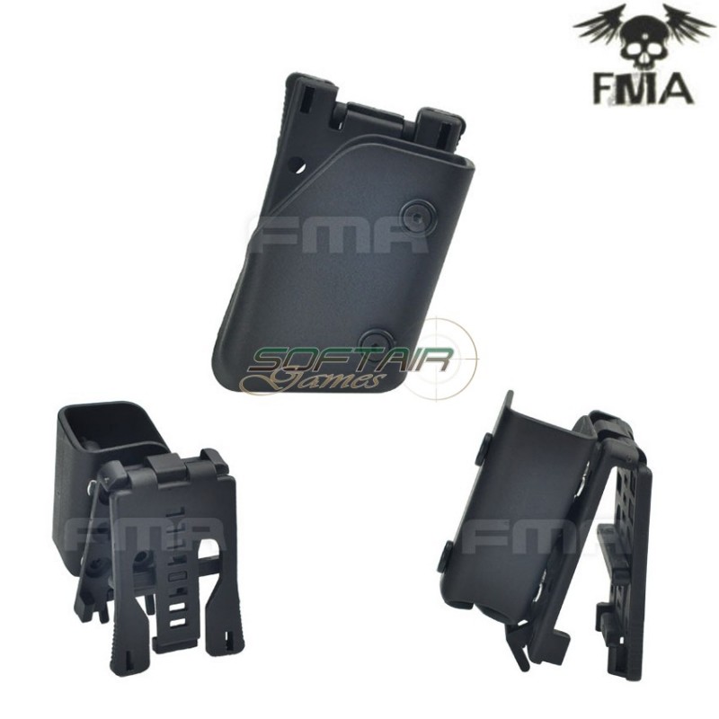 Multi-angle Speed Pistol Magazine Pouch Type 2 Black Fma (fma-tb971-bk)