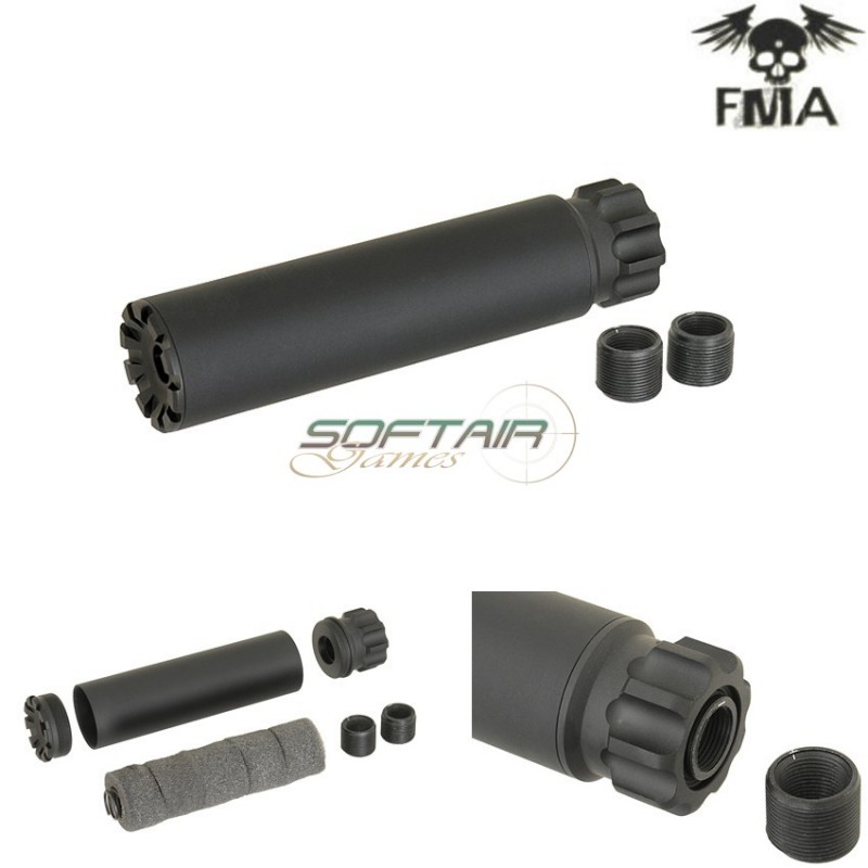 Silencer 14mm Cw/ccw Specter Type 152mm Black Fma (fma-tb989-bk)