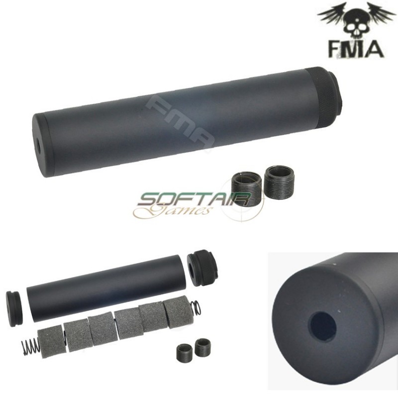 Silencer 14mm Cw/ccw Specwar I Type 185.4mm Black Fma (fma-tb991-bk)