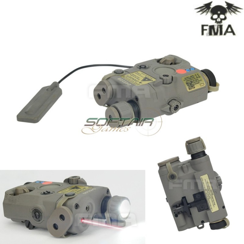 Upgrade Peq La5 Red Laser & White Led Light With Ir Lenses Foliage Green Fma (fma-tb0076)
