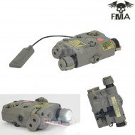 Upgrade Peq La5 Red Laser & White Led Light Con Lente Ir Foliage Green Fma (fma-tb0076)