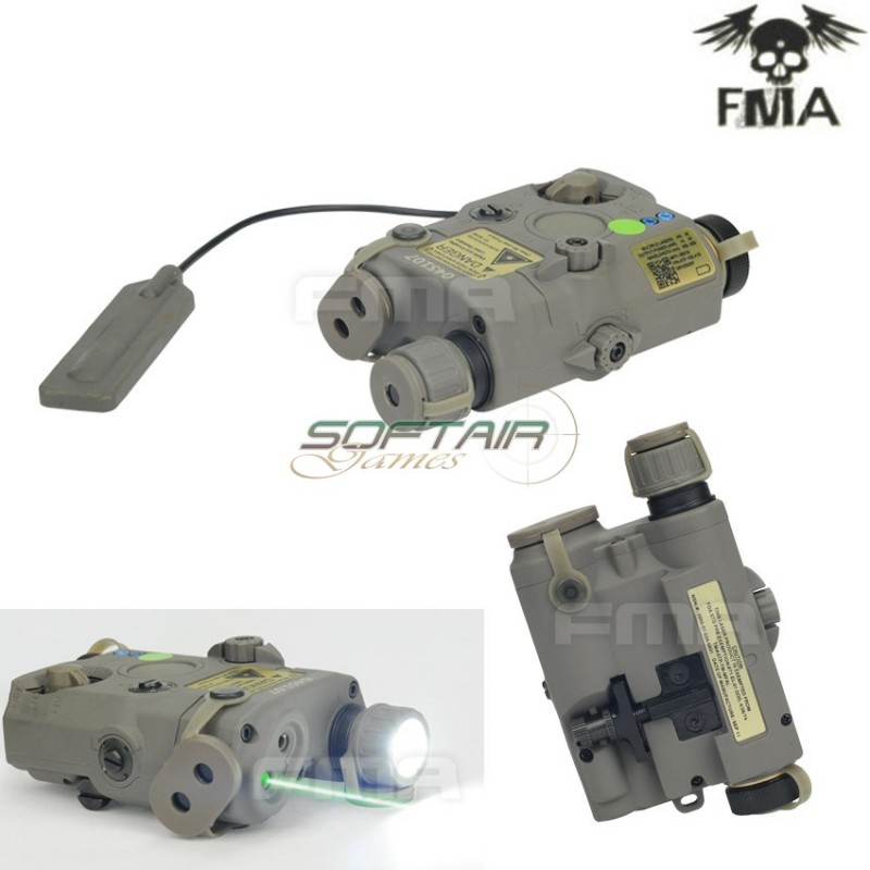 Upgrade Peq La5 Green Laser & White Led Light With Ir Lenses Foliage Green Fma (fma-tb0077)
