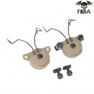 Headset And Helmet Rail Adapter Gen2 Set For Msa Black Fma (fma-998-bk)