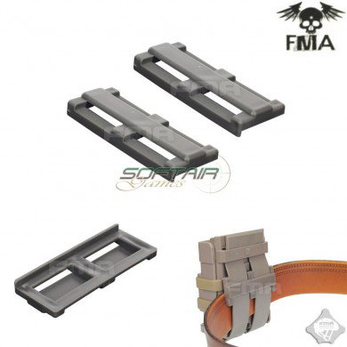 Set 2 Auxiliary Large Foliage Green Belt For Fast Mag Pouch Fma (fma-tb1005-fg)