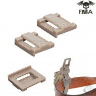 Set 2 Auxiliary Small Dark Earth Belt Per Tasche Fast Mag Fma (fma-tb1006-de)