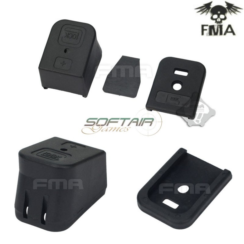 Set 2 Bottom Cover Black G17/g18 Fma (fma-tb1028-bk)