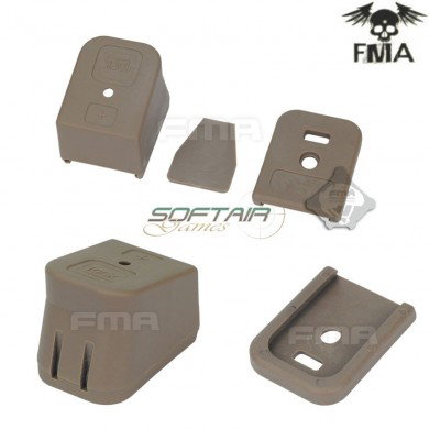 Set 2 Bottom Cover Dark Earth G17/g18 Fma (fma-tb1028-de)