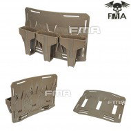 Tasca Tripla Smr M4/m16 Gear Retention Orbit Base Plate Dark Earth Fma (fma-1043-de)