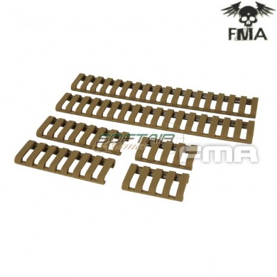 Set 6 Soft Rail Cover Dark Earth Fma (fma-tb1049-de)