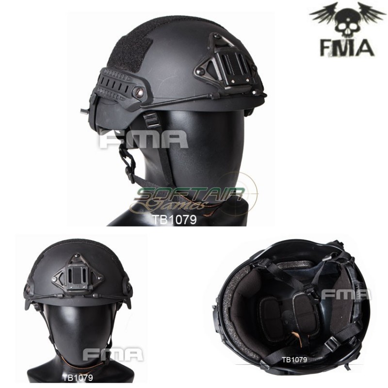 Fast Sentry Xp Helmet Black Fma (fma-tb1079)