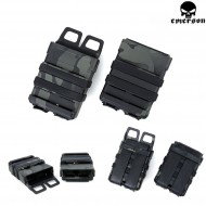 Double Rigid Fast 5.56 M4 Mag Pouch Multicam Black Emerson (em6350mb)
