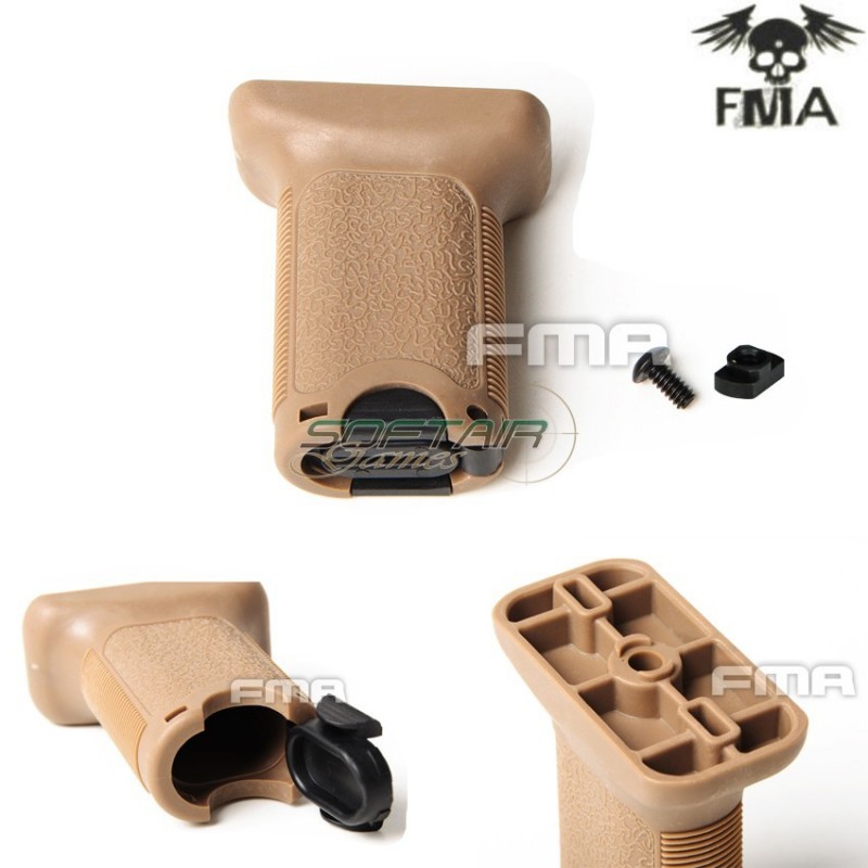 Vertical Short Td Grip For LC Dark Earth Fma (fma-tb1108-de)