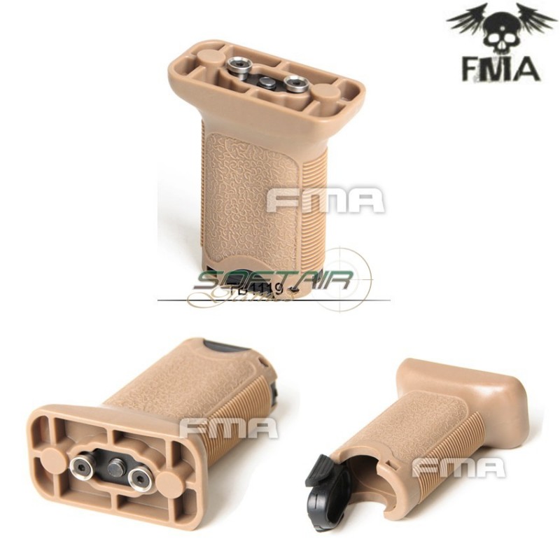 Vertical Short Td Grip Per Keymod Dark Earth Fma (fma-015573)