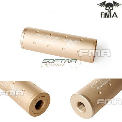 Silencer 14mm Cw/ccw Navy Seals Type 107mm Dark Earth Fma (fma-tb1142-de)