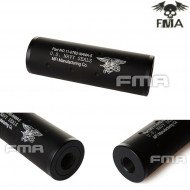 Silencer 14mm Cw/ccw Navy Seals Type 107mm Black Fma (fma-tb1142-bk)
