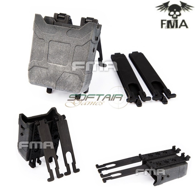 Rigid Magazine Pouch Mag Type Molle System Black For 5.56 Fma (fma-1162-bk)