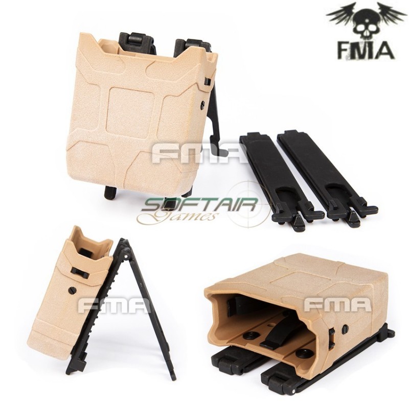 Rigid Porta Caricatore Mag Type Molle System Dark Earth Per 5.56 Fma (fma-tb1162-de)
