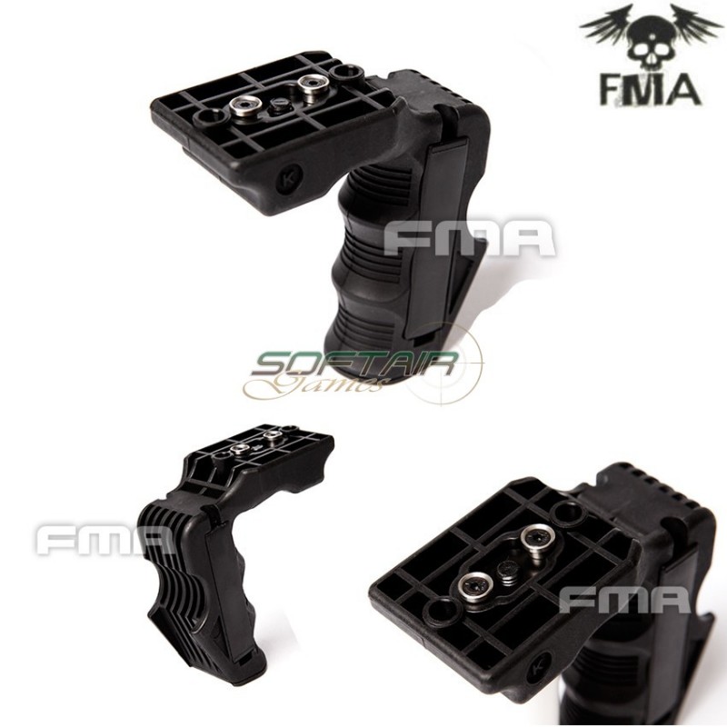 Magwell And Grip Black For Aeg/gbb Keymod System Fma (fma-tb1243-bk)