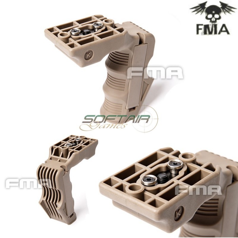 Magwell E Grip Dark Earth Per Aeg/gbb Keymod System Fma (fma-tb1243-de)
