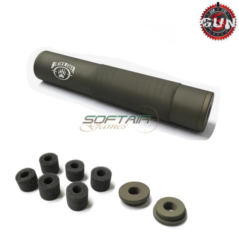 Silenziatore 14mm Cw/ccw Blackwater Type 190mm Cb Gun Five (gf-sil07-cb)