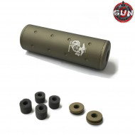 Silenziatore 14mm Cw/ccw U.s. Marine Type 110mm Dark Earth Gun Five (gf-sil02-de)