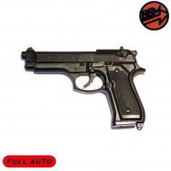 Blank Pistol 92 Full Auto Black Caliber 8 Bruni (br-1301)