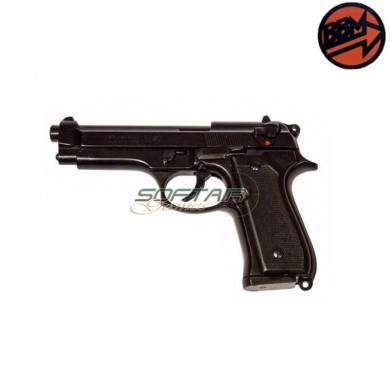 Blank Pistol 92 Pak Black Caliber 9 Bruni (br-1305)