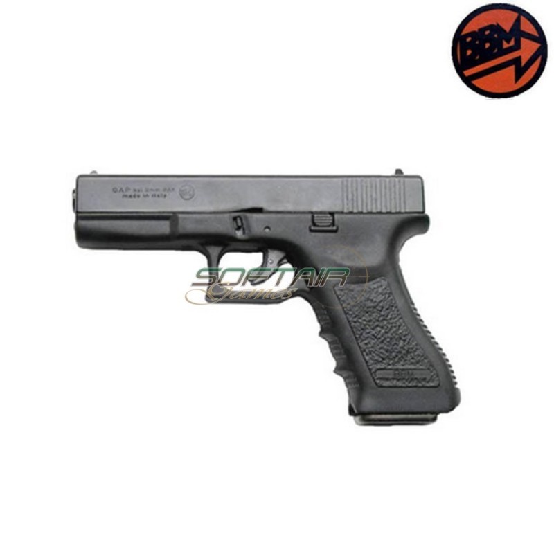 Pistola A Salve Gap Pak Black Calibro 9 Bruni (br-1401)