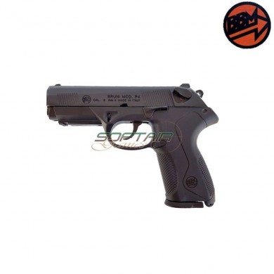 Pistola A Salve P4 Pak Black Calibro 9 Bruni (br-2601)