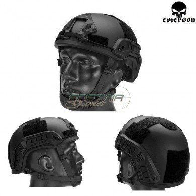 Elmetto Ach Mich 2001 Special Action Black Emerson (em8979)