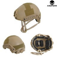 Elmetto Fast Mh Dark Earth Emerson (em5658a)