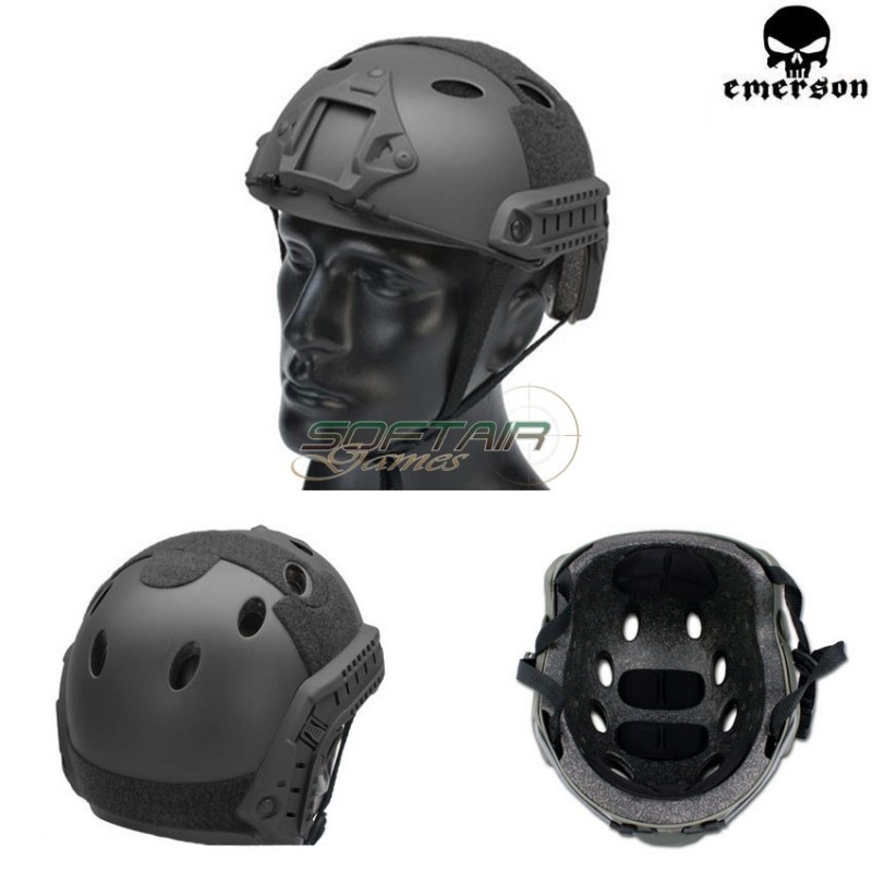 Elmetto Pararescue Jumpers Simple Version Black Emerson (em8811b)