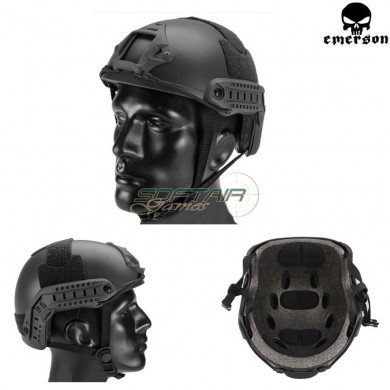 Elmetto Mh Simple Version Black Emerson (em8812b)