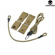 Set Cavi Elastici Dark Earth Multifunzione Per Elmetto Emerson (em8824a)