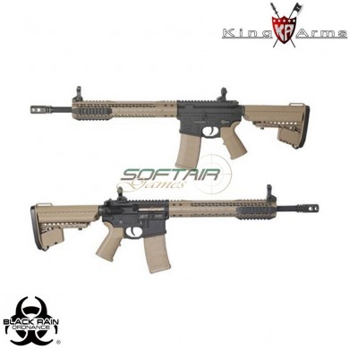 Electric Gun Aeg Black Rain Ordnance Carbine Dark Earth King Arms (ka-ag-196-de)