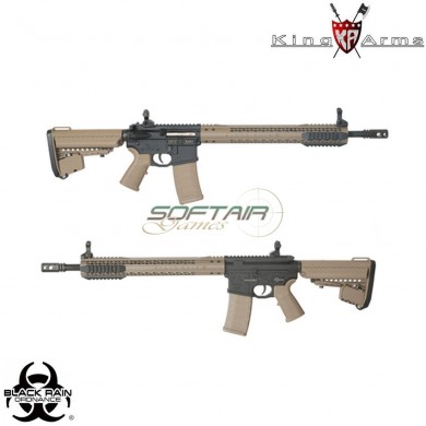 Fucile Elettrico Aeg Black Rain Ordnance Rifle Dark Earth King Arms (ka-ag-195-de)