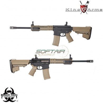Electric Gun Aeg Black Rain Ordnance Rifle Dark Earth King Arms (ka-ag-197-de)